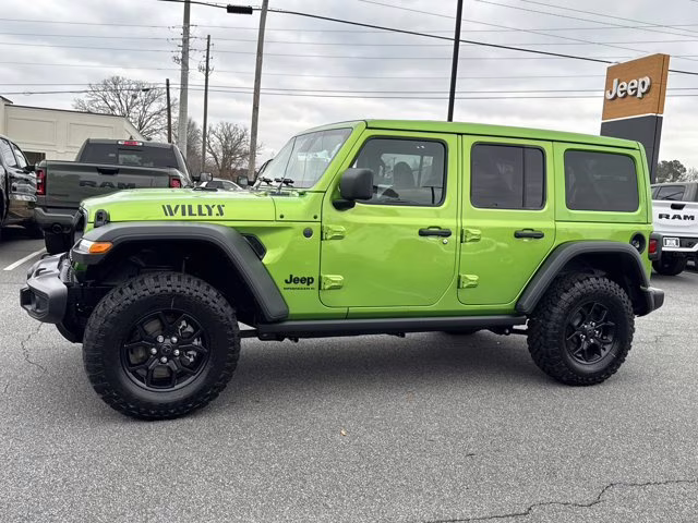 2026 Mojito Clearcoat Jeep Wrangler Willys 4X4 Convertible