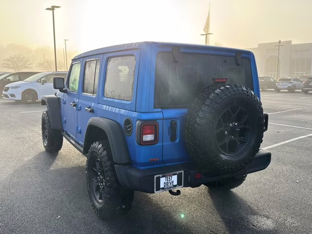 2026 Hydro Blue Pearlcoat Jeep Wrangler Willys 4X4 Convertible