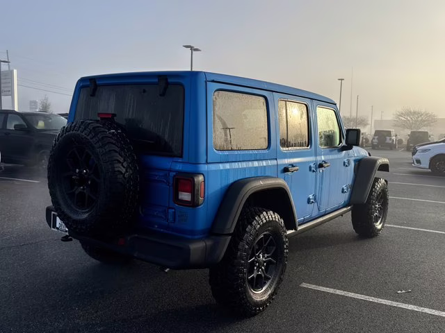 2026 Hydro Blue Pearlcoat Jeep Wrangler Willys 4X4 Convertible