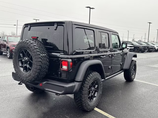 2026 Black Clearcoat Jeep Wrangler Willys 4X4 Convertible