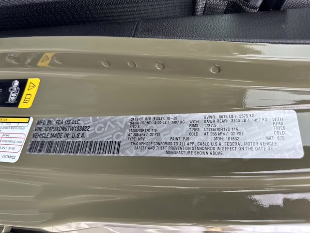 2026 41 Jeep Wrangler Willys 4X4 Convertible