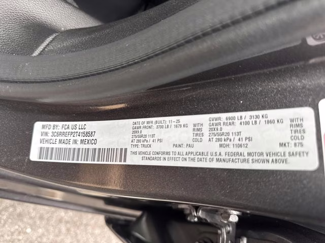 2026 Granite Crystal Metallic Clearcoat Ram 1500 Big Horn RWD Truck