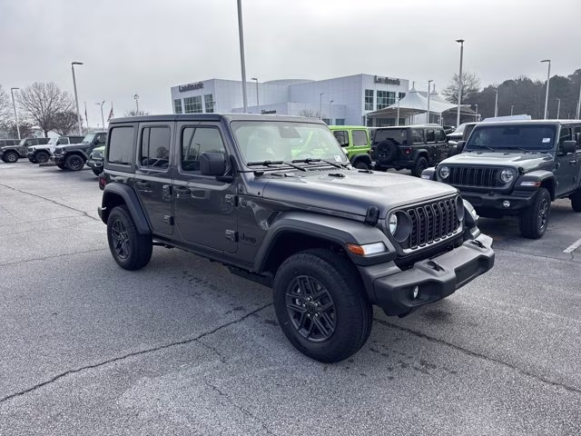 2026 Granite Crystal Metallic Clearcoat Jeep Wrangler Sport S 4X4 Convertible