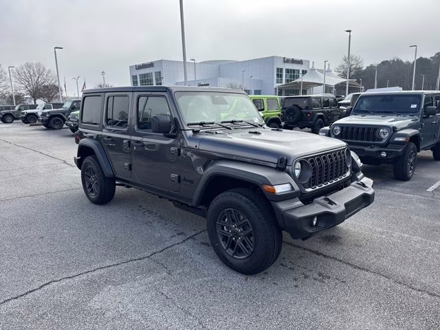 2026 Granite Crystal Metallic Clearcoat Jeep Wrangler Sport S 4X4 Convertible