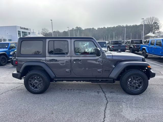 2026 Granite Crystal Metallic Clearcoat Jeep Wrangler Sport S 4X4 Convertible