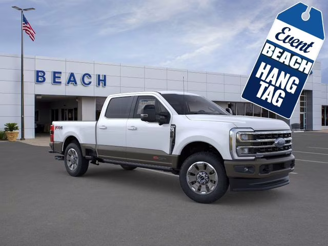 2026 Star White Metallic Tri-Coat Ford Super Duty F-350 SRW King Ranch 4X4 Truck
