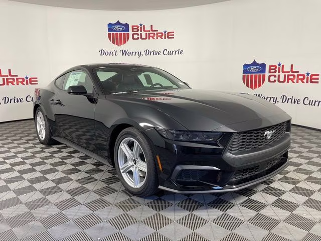 2026 Shadow Black Ford Mustang EcoBoost Premium RWD Coupe