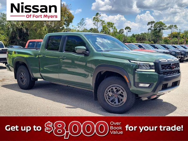 2025 Tactical Green Metallic Nissan Frontier PRO-4X 4X4 Truck