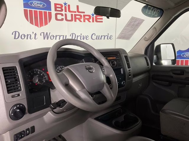 2017 Super Black Nissan NV Passenger S RWD Van