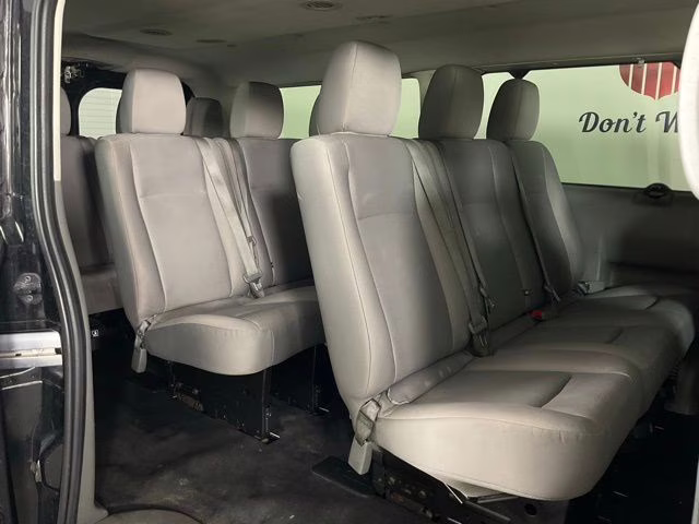 2017 Super Black Nissan NV Passenger S RWD Van
