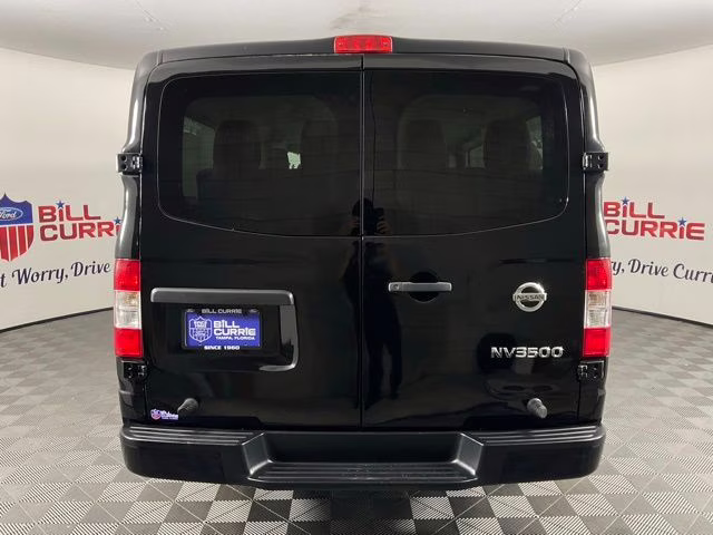 2017 Super Black Nissan NV Passenger S RWD Van