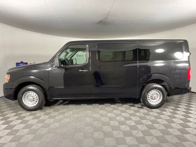 2017 Super Black Nissan NV Passenger S RWD Van