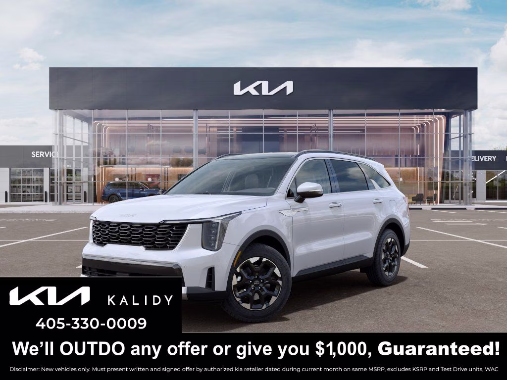 2026 Glacial White Pearl Kia Sorento S FWD SUV