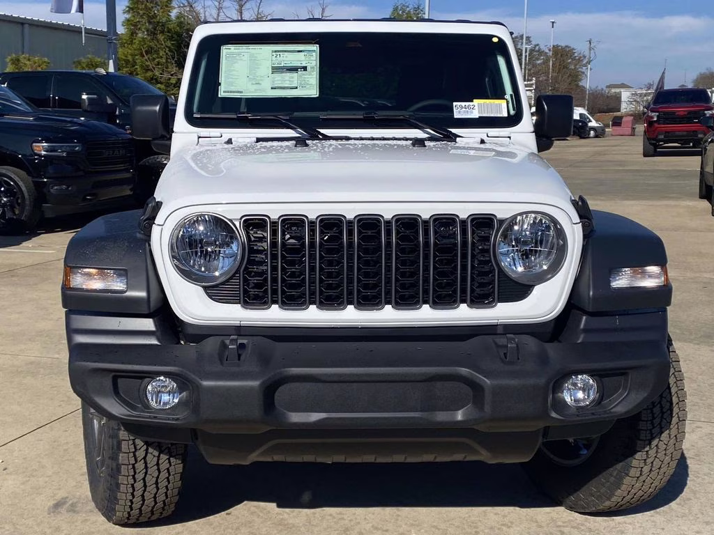 2026 Bright White Clearcoat Jeep Wrangler Sport S 4X4 SUV
