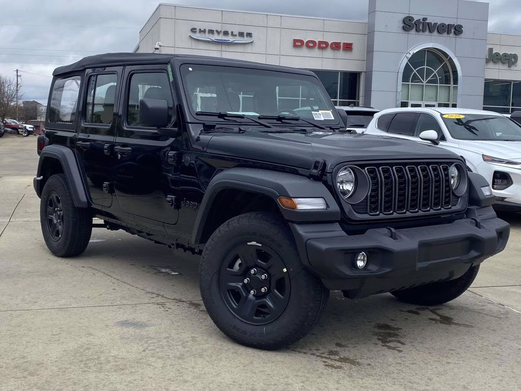 2026 Black Clearcoat Jeep Wrangler Sport 4X4 SUV