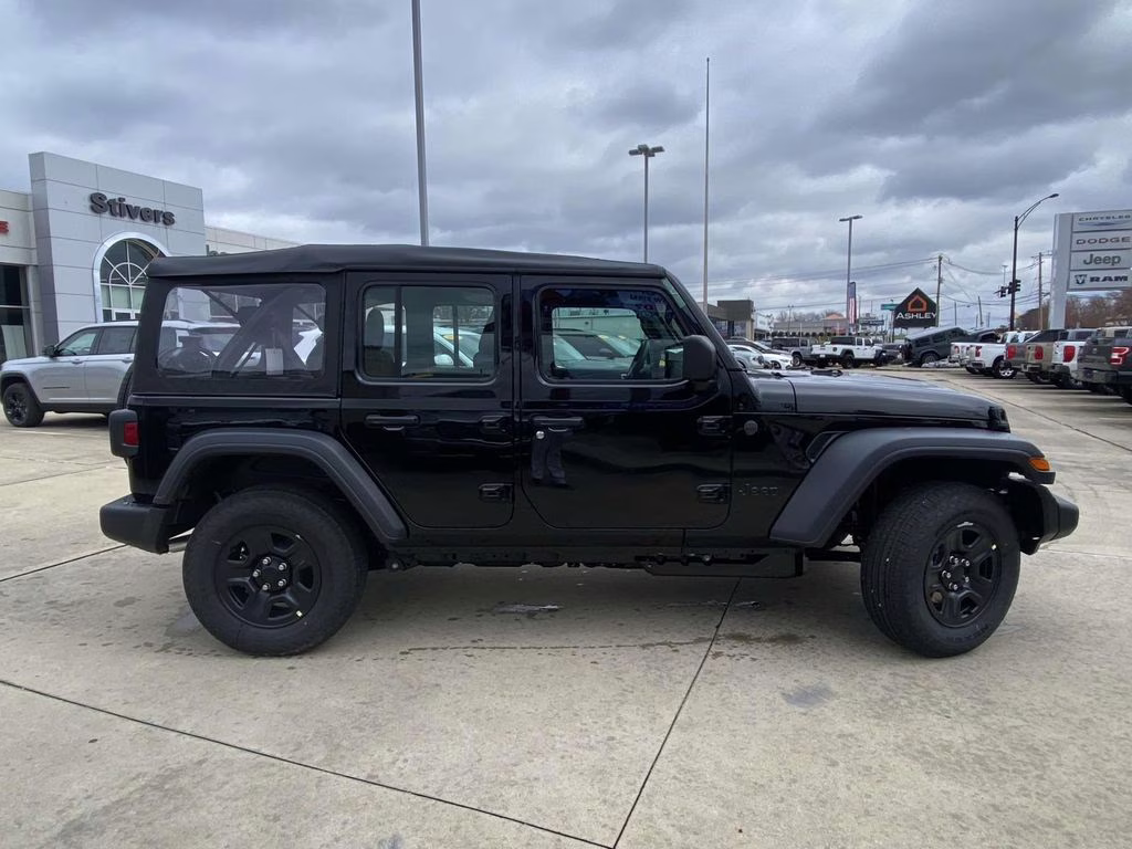 2026 Black Clearcoat Jeep Wrangler Sport 4X4 SUV