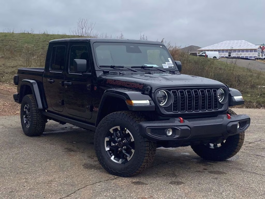 2026 Black Clearcoat Jeep Gladiator Rubicon 4X4 Truck