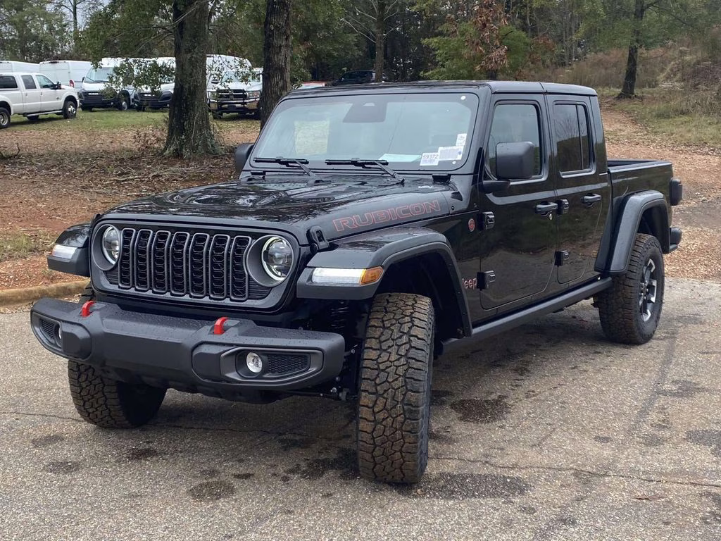 2026 Black Clearcoat Jeep Gladiator Rubicon 4X4 Truck