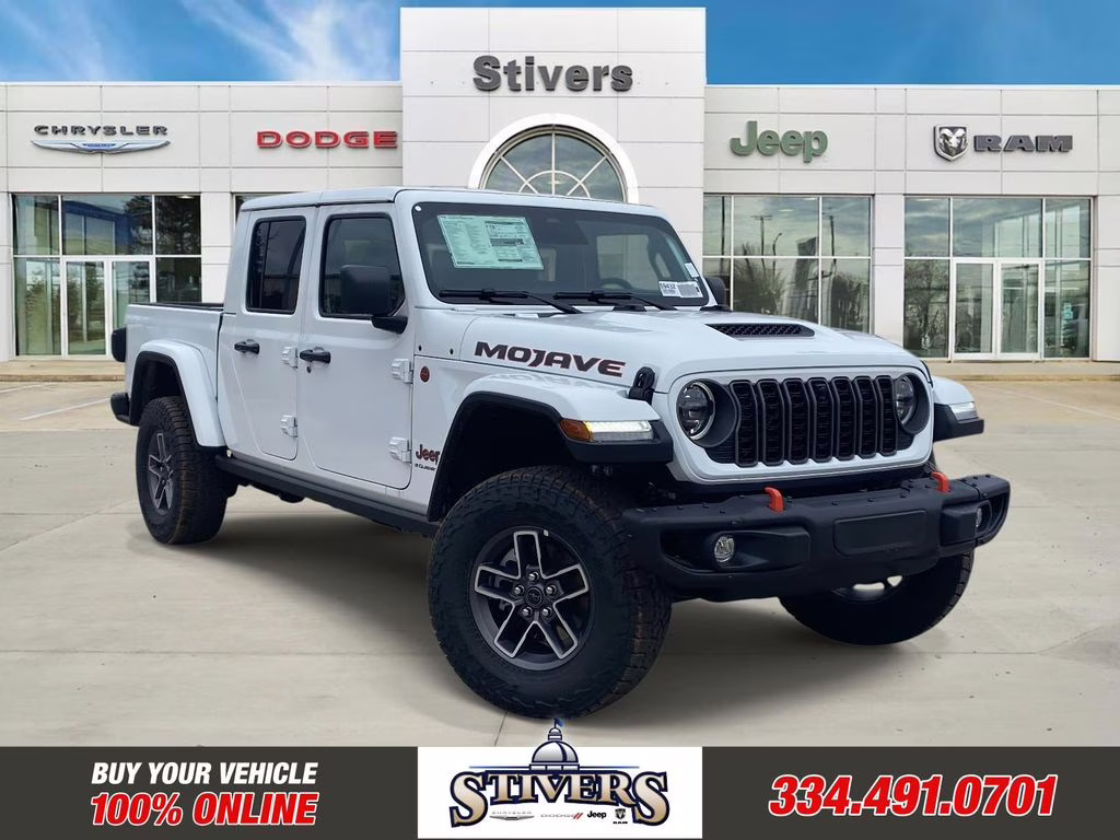 2026 Bright White Clearcoat Jeep Gladiator Mojave X 4X4 Truck