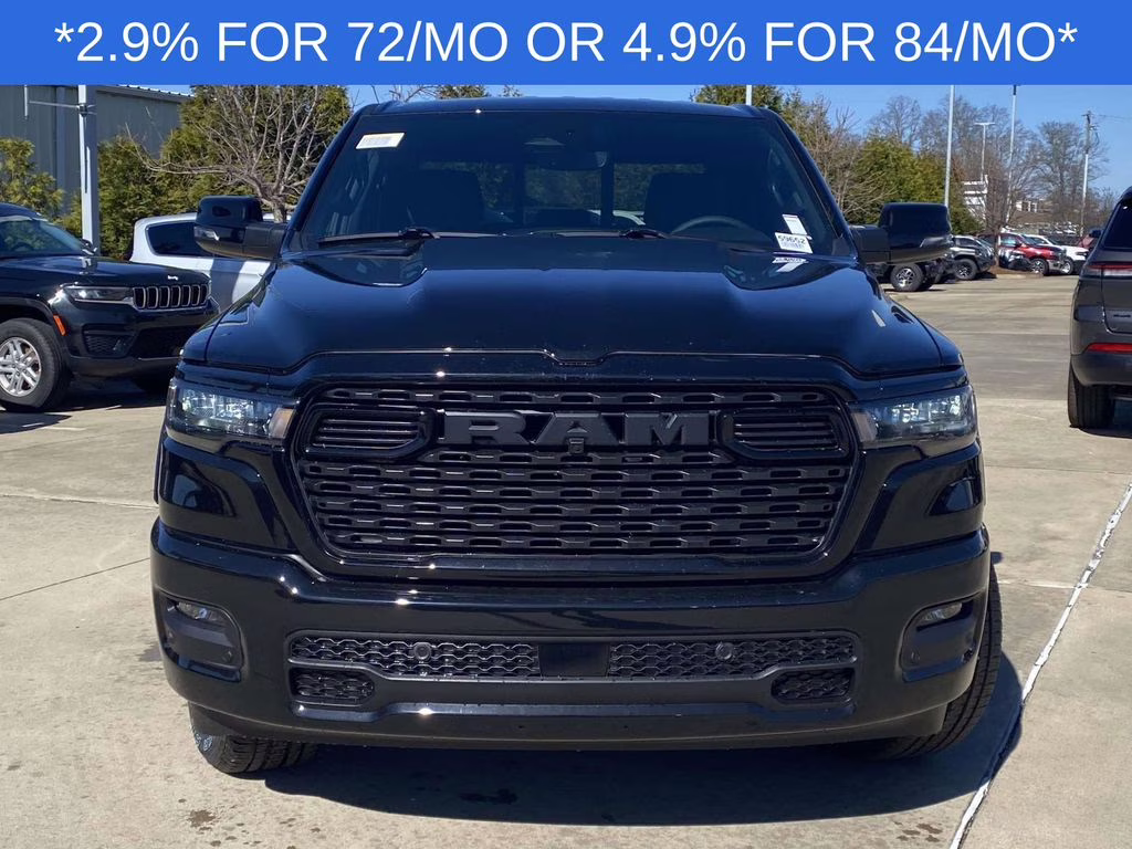 2026 Diamond Black Crystal Pearlcoat Ram 1500 Big Horn/Lone Star 4X4 Truck