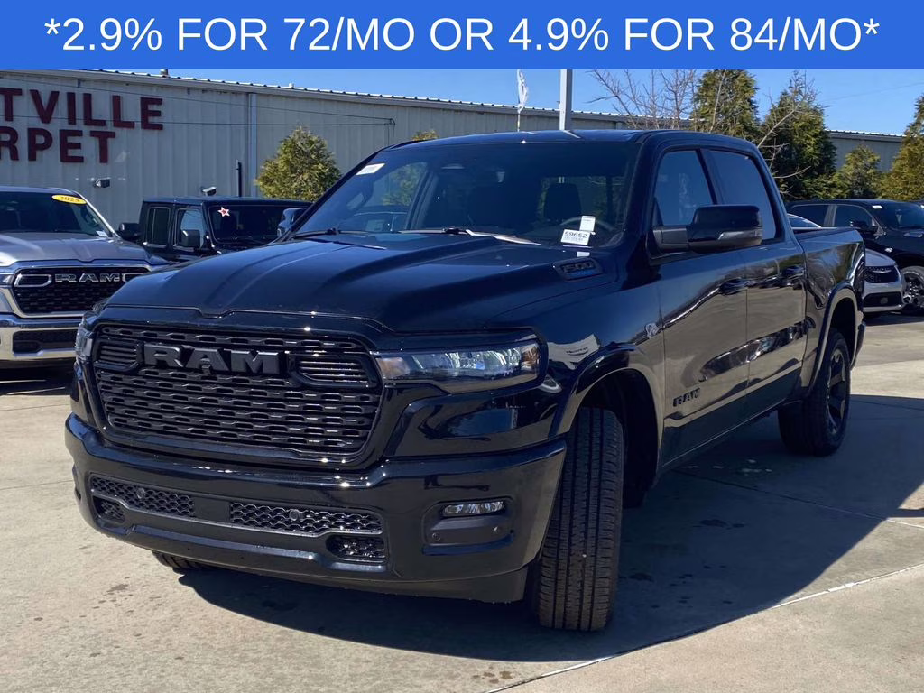 2026 Diamond Black Crystal Pearlcoat Ram 1500 Big Horn/Lone Star 4X4 Truck