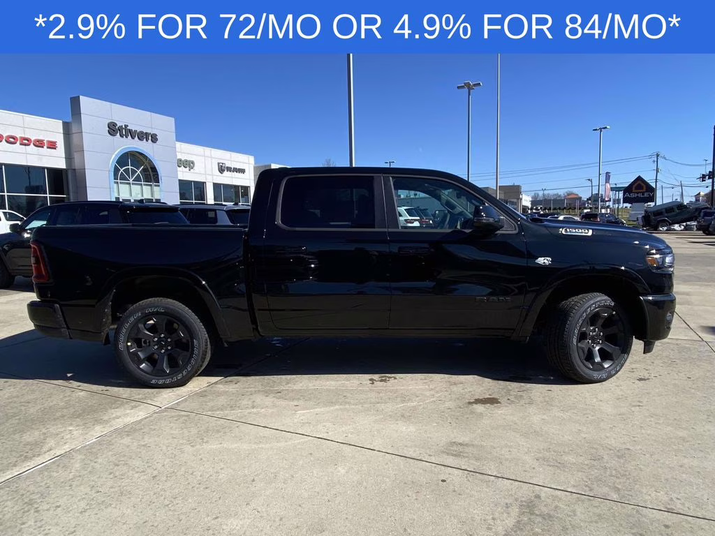 2026 Diamond Black Crystal Pearlcoat Ram 1500 Big Horn/Lone Star 4X4 Truck