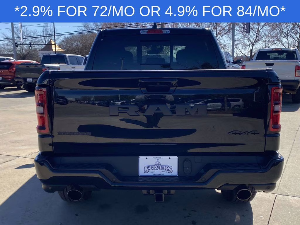 2026 Diamond Black Crystal Pearlcoat Ram 1500 Big Horn/Lone Star 4X4 Truck