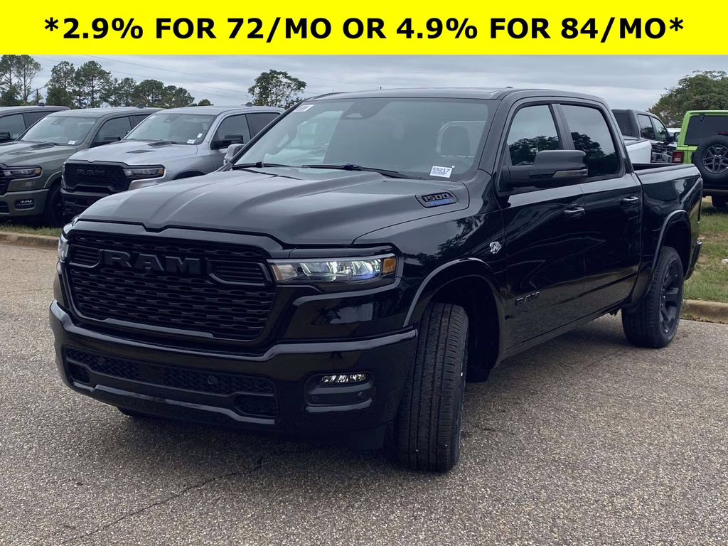 2026 Diamond Black Crystal Pearlcoat Ram 1500 Big Horn/Lone Star 4X4 Truck