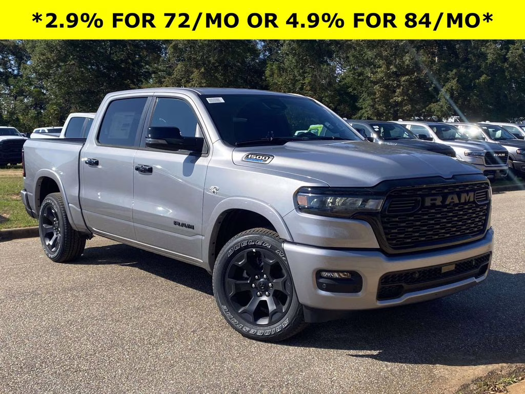 2026 Billet Silver Metallic Clearcoat Ram 1500 Big Horn/Lone Star 4X4 Truck