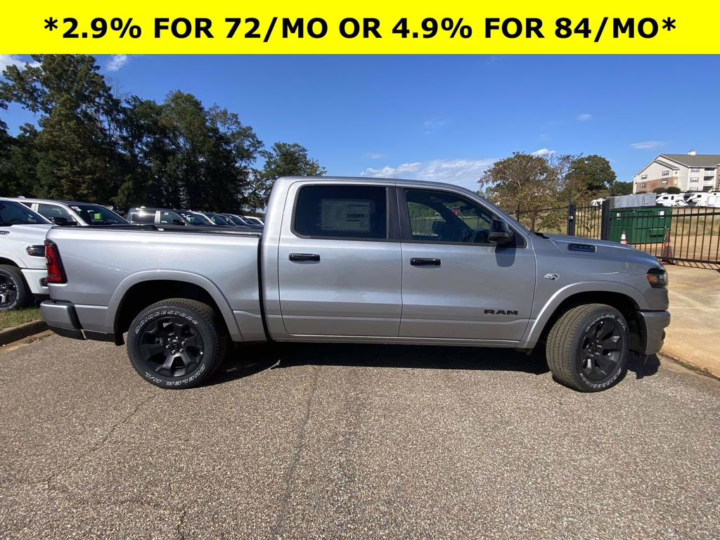 2026 Billet Silver Metallic Clearcoat Ram 1500 Big Horn/Lone Star 4X4 Truck