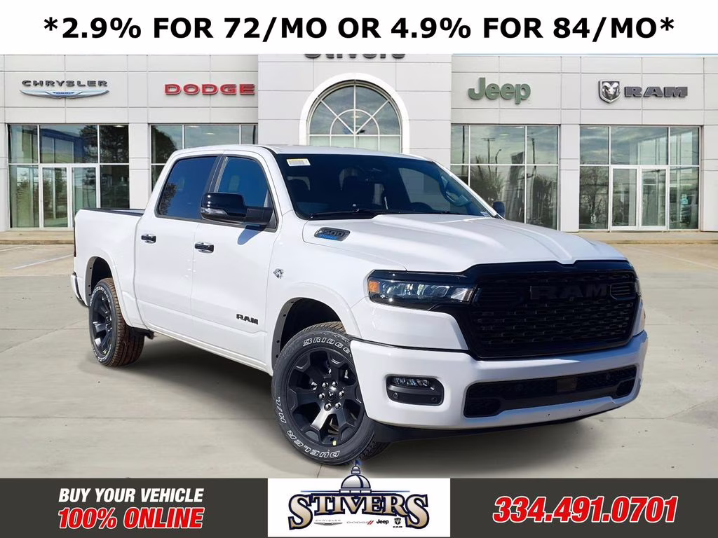 2026 Bright White Clearcoat Ram 1500 Big Horn/Lone Star 4X4 Truck