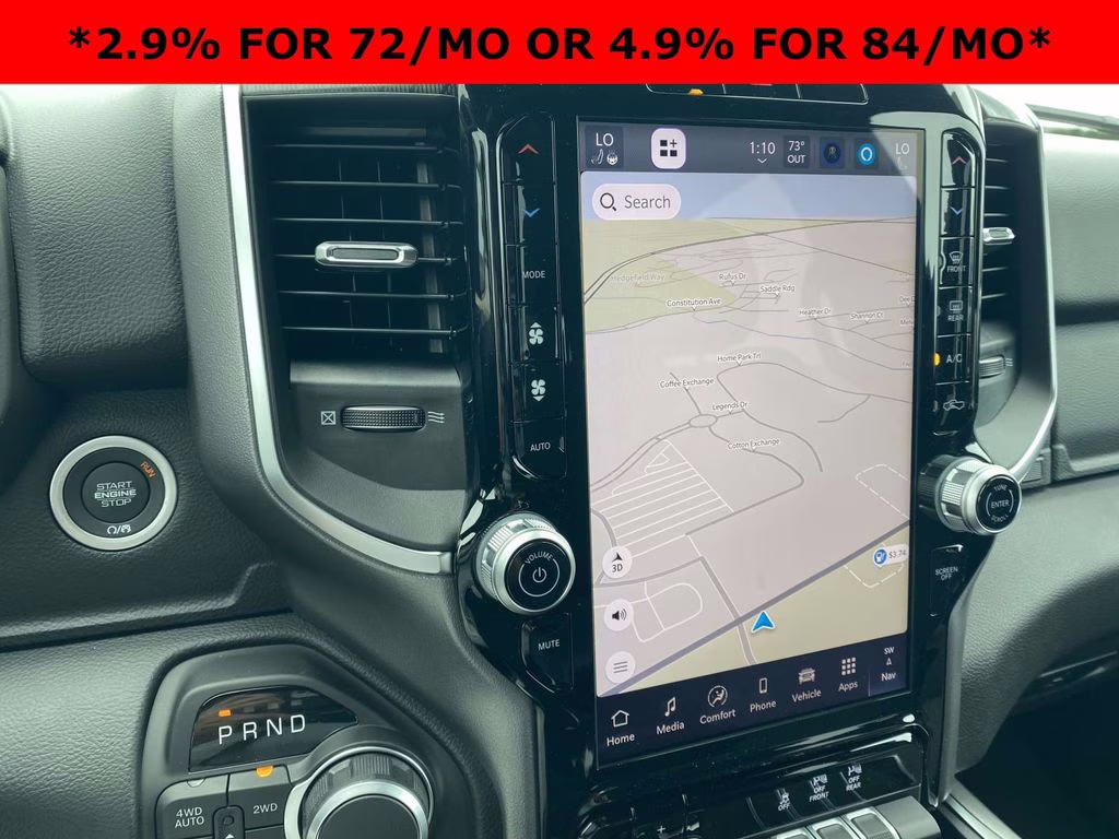 2026 Diamond Black Crystal Pearlcoat Ram 1500 Big Horn/Lone Star 4X4 Truck