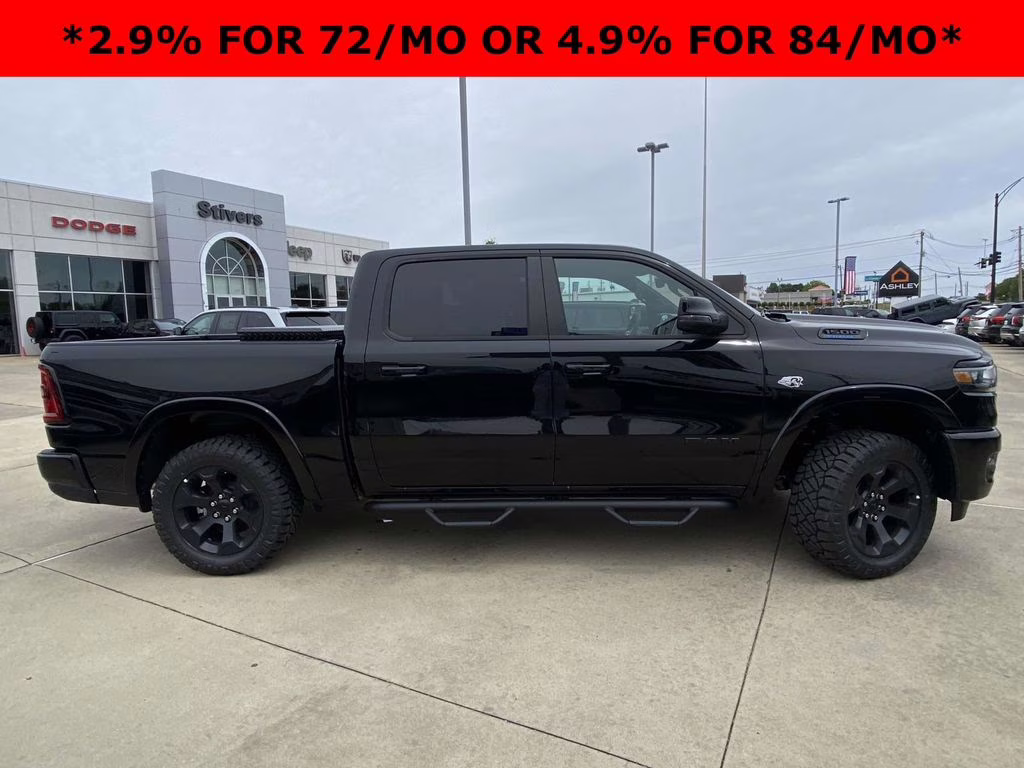 2026 Diamond Black Crystal Pearlcoat Ram 1500 Big Horn/Lone Star 4X4 Truck