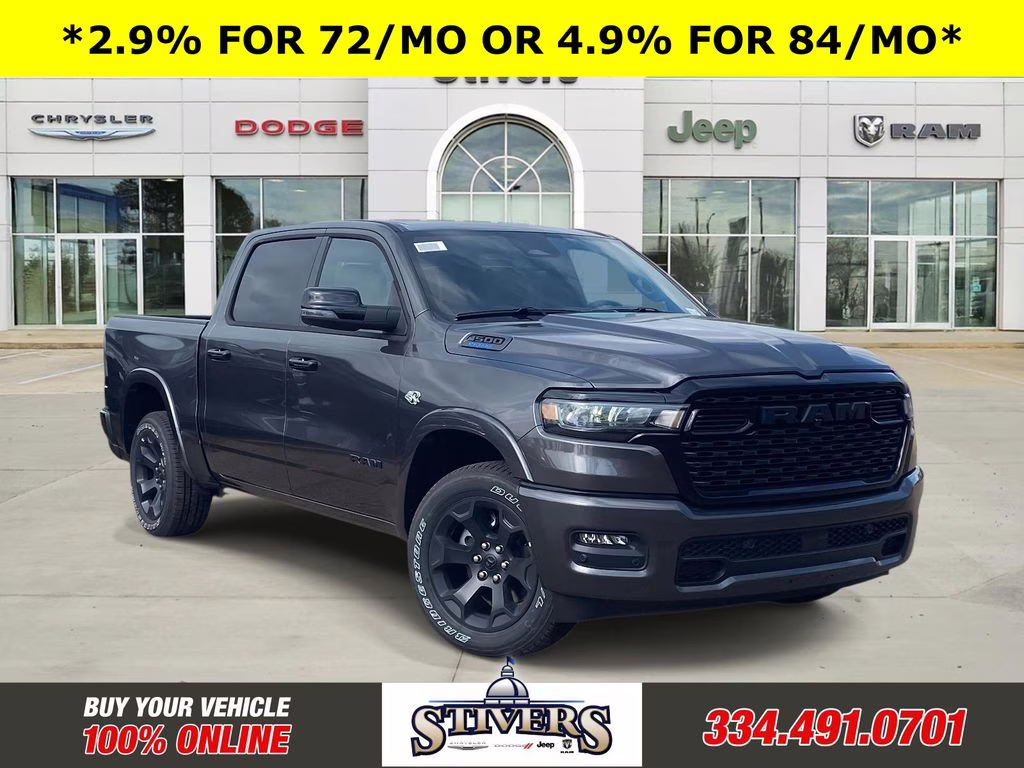 2026 Granite Crystal Metallic Clearcoat Ram 1500 Big Horn/Lone Star 4X4 Truck