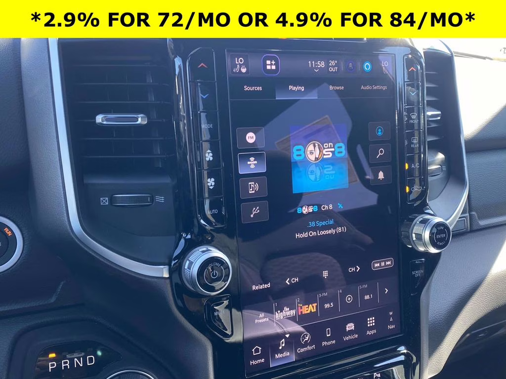 2026 Diamond Black Crystal Pearlcoat Ram 1500 Big Horn/Lone Star 4X4 Truck