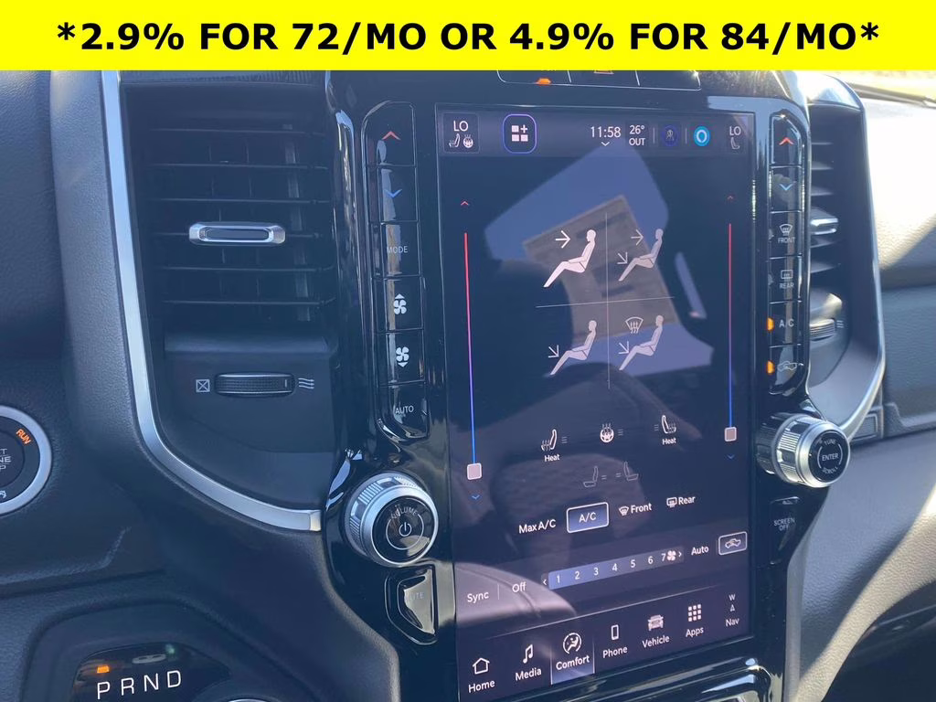 2026 Diamond Black Crystal Pearlcoat Ram 1500 Big Horn/Lone Star 4X4 Truck