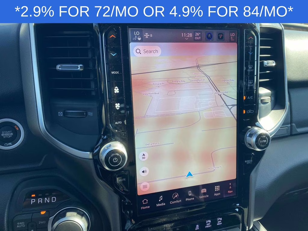 2026 Diamond Black Crystal Pearlcoat Ram 1500 Big Horn/Lone Star 4X4 Truck