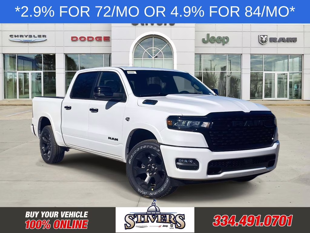 2026 Bright White Clearcoat Ram 1500 Big Horn/Lone Star 4X4 Truck