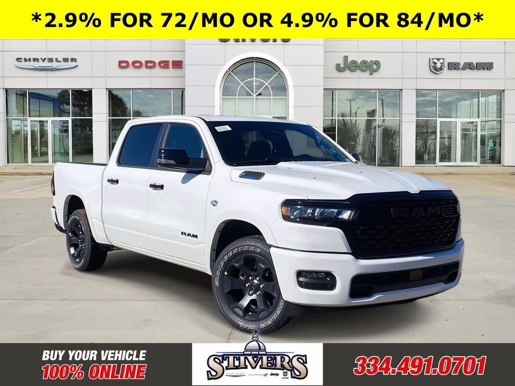 2026 Bright White Clearcoat Ram 1500 Big Horn/Lone Star 4X4 Truck