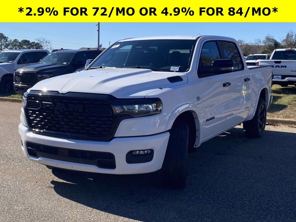 2026 Bright White Clearcoat Ram 1500 Big Horn/Lone Star 4X4 Truck