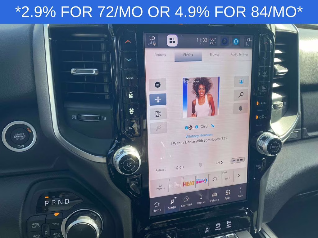 2026 Diamond Black Crystal Pearlcoat Ram 1500 Big Horn/Lone Star 4X4 Truck