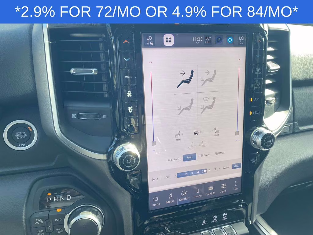 2026 Diamond Black Crystal Pearlcoat Ram 1500 Big Horn/Lone Star 4X4 Truck