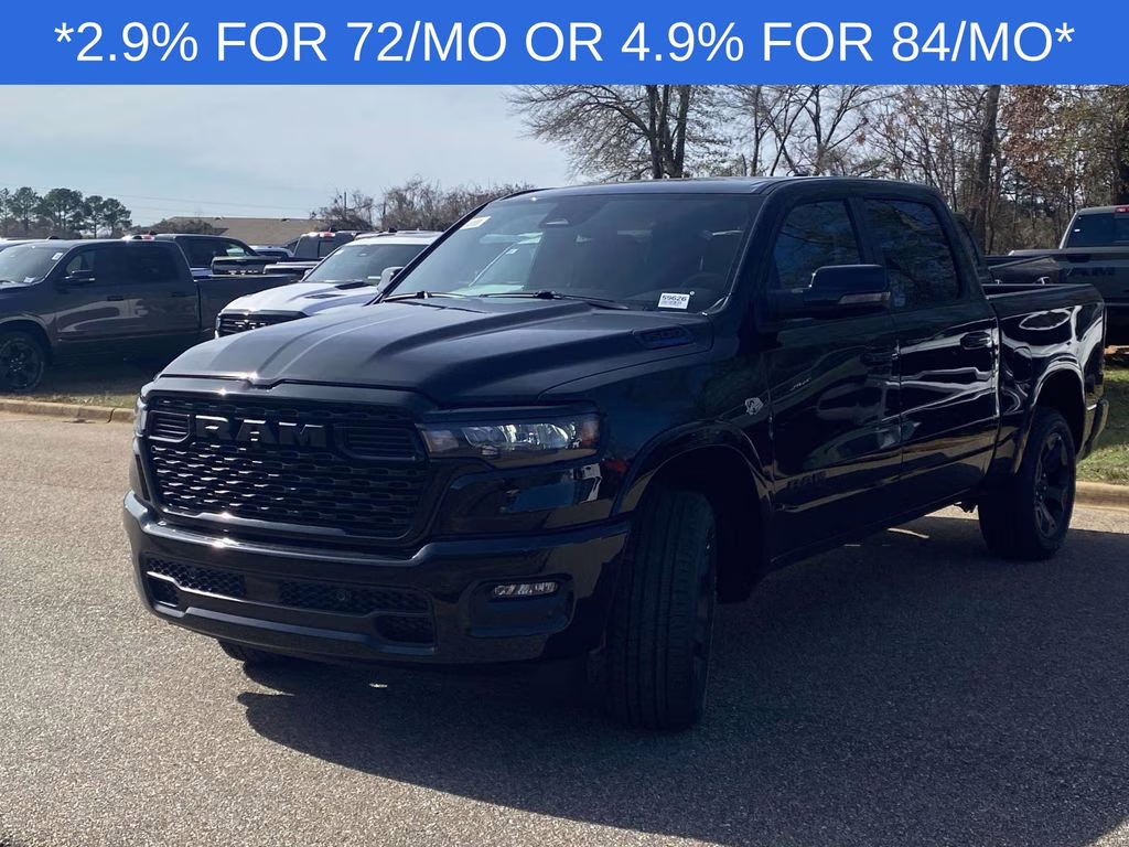 2026 Diamond Black Crystal Pearlcoat Ram 1500 Big Horn/Lone Star 4X4 Truck