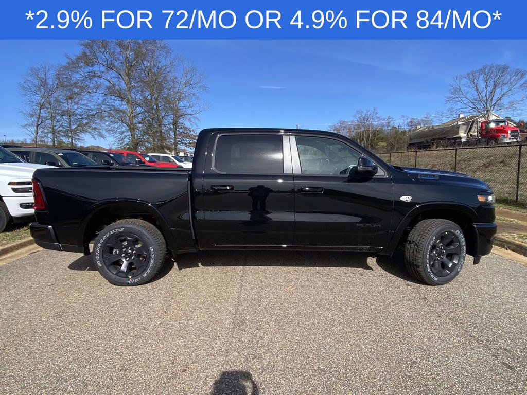 2026 Diamond Black Crystal Pearlcoat Ram 1500 Big Horn/Lone Star 4X4 Truck