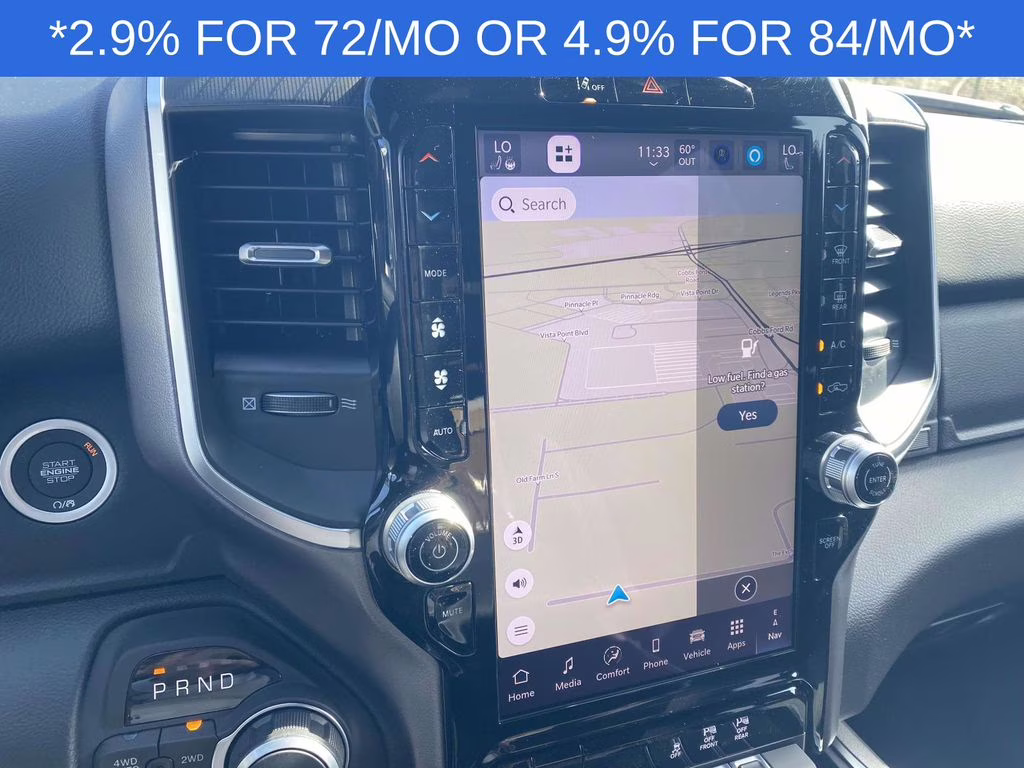 2026 Diamond Black Crystal Pearlcoat Ram 1500 Big Horn/Lone Star 4X4 Truck