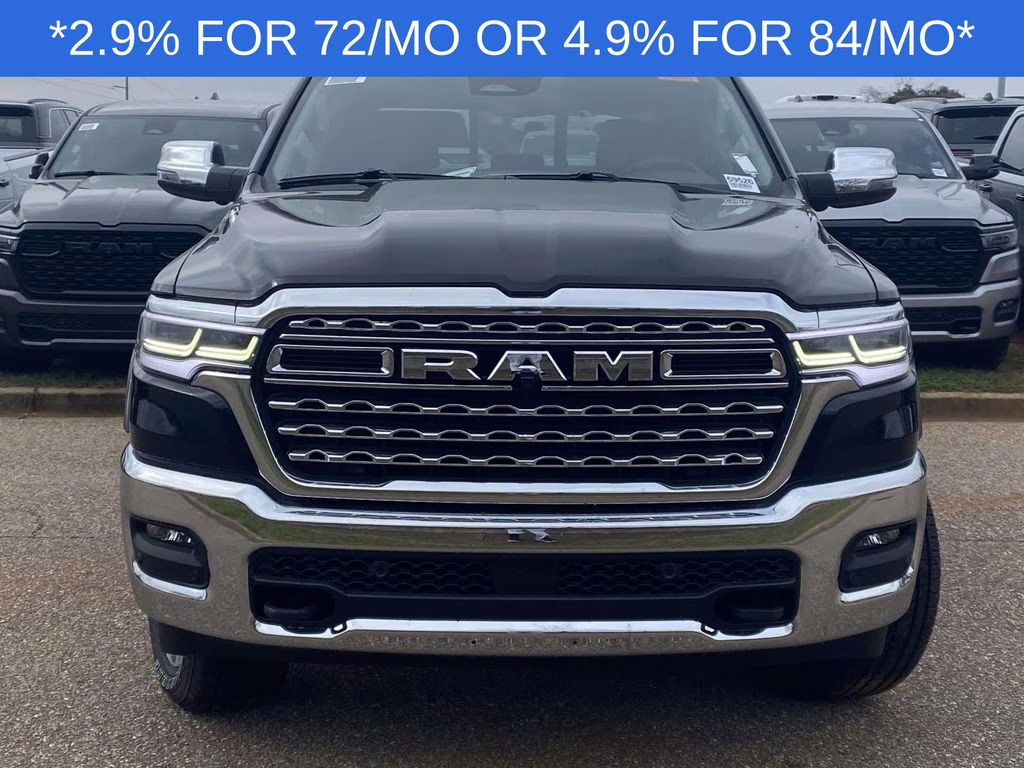 2026 Diamond Black Crystal Pearlcoat Ram 1500 Limited 4X4 Truck