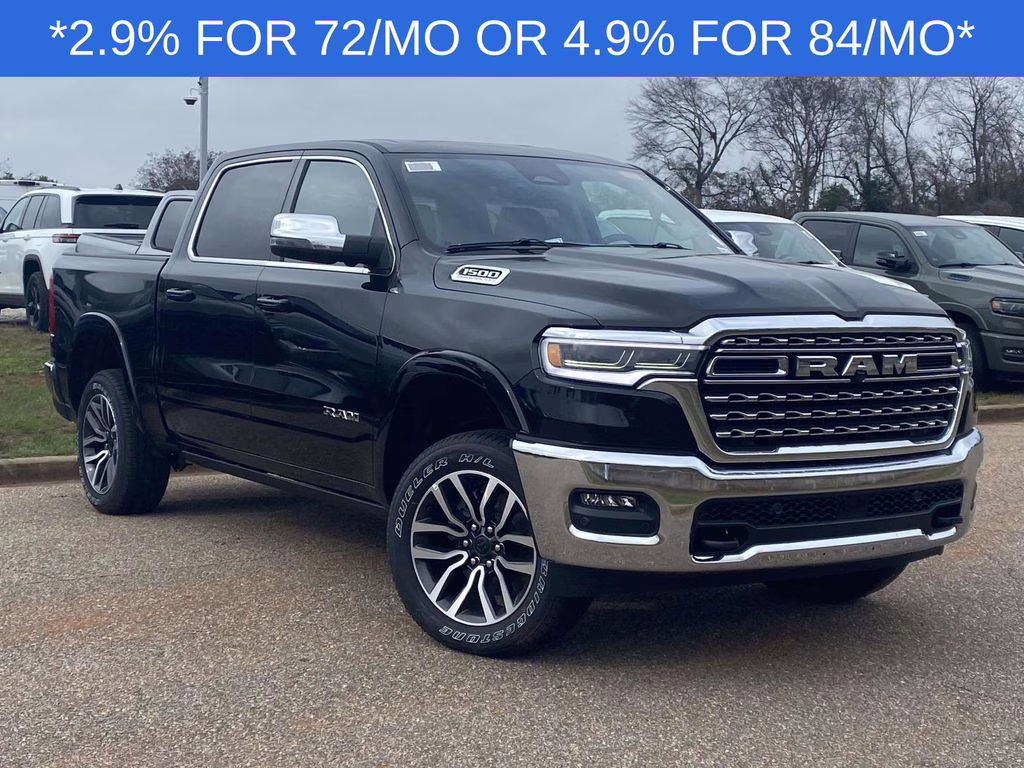 2026 Diamond Black Crystal Pearlcoat Ram 1500 Limited 4X4 Truck