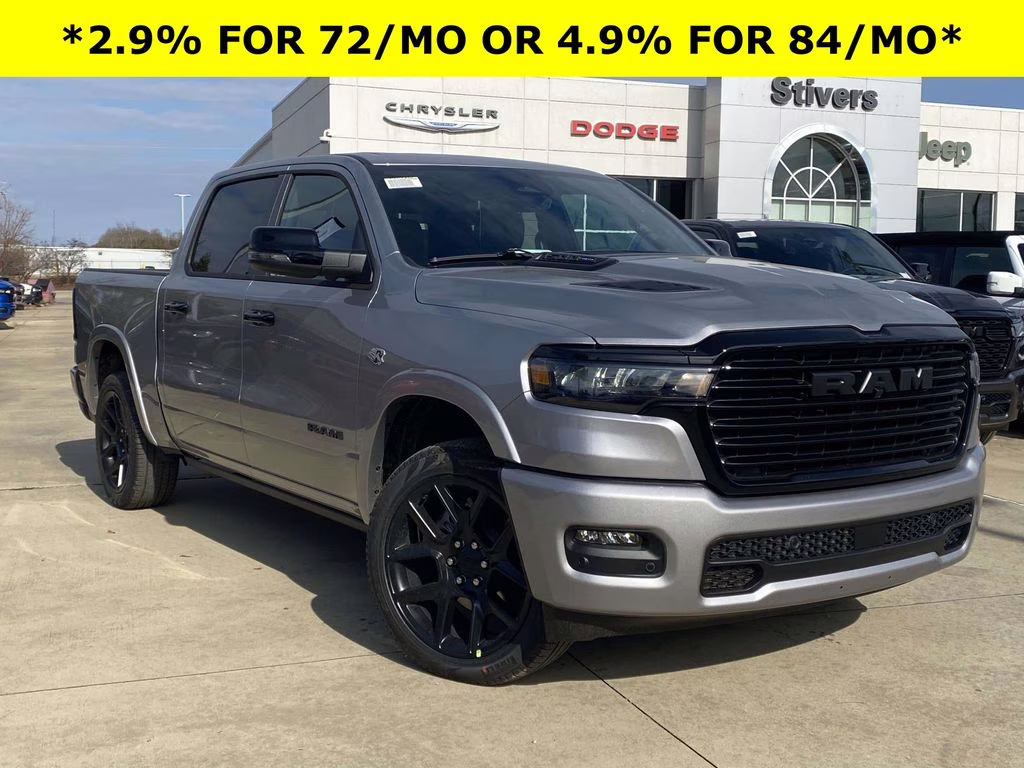 2026 Billet Silver Metallic Clearcoat Ram 1500 Laramie 4X4 Truck