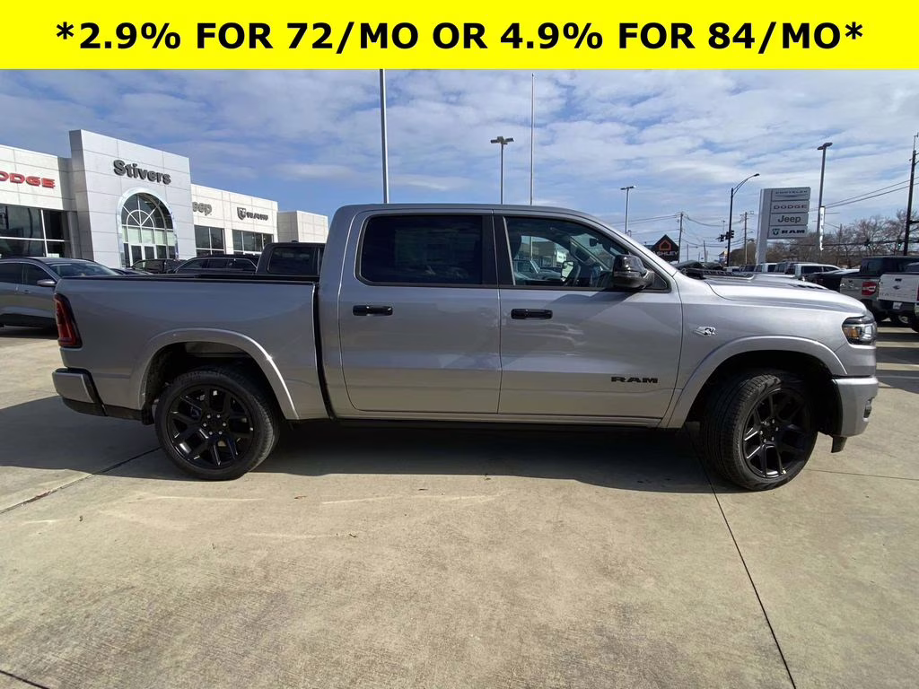 2026 Billet Silver Metallic Clearcoat Ram 1500 Laramie 4X4 Truck