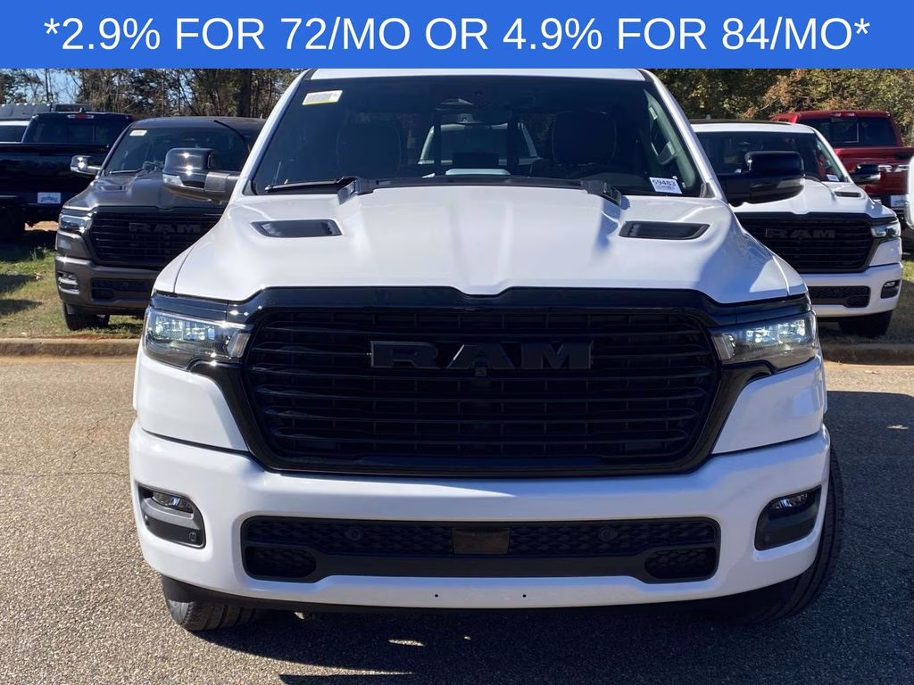 2026 Bright White Clearcoat Ram 1500 Laramie 4X4 Truck